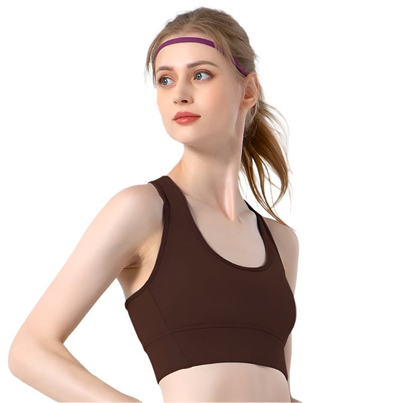 High Impact Cross Back Sports Bra - Sidiou Group