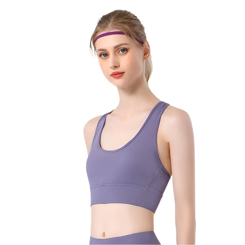 High Impact Cross Back Sports Bra - Sidiou Group