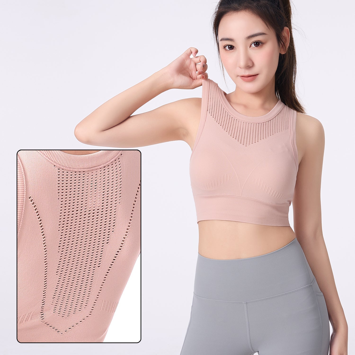 High - Impact Shockproof Yoga Bra - Sidiou Group