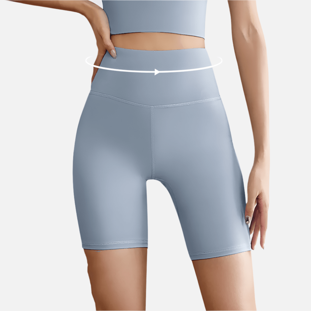 High - Waisted Women's Quick Dry Yoga Shorts - Sidiou Group