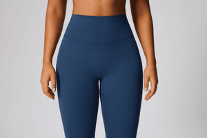 high waist sports leggings close up