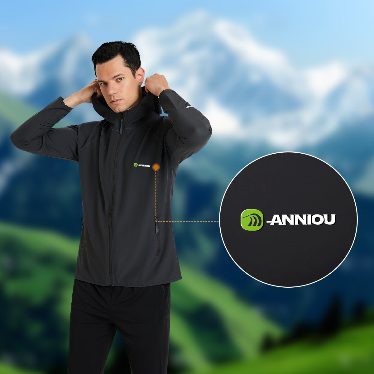 Hooded Sun Protection Windbreaker - Sidiou Group