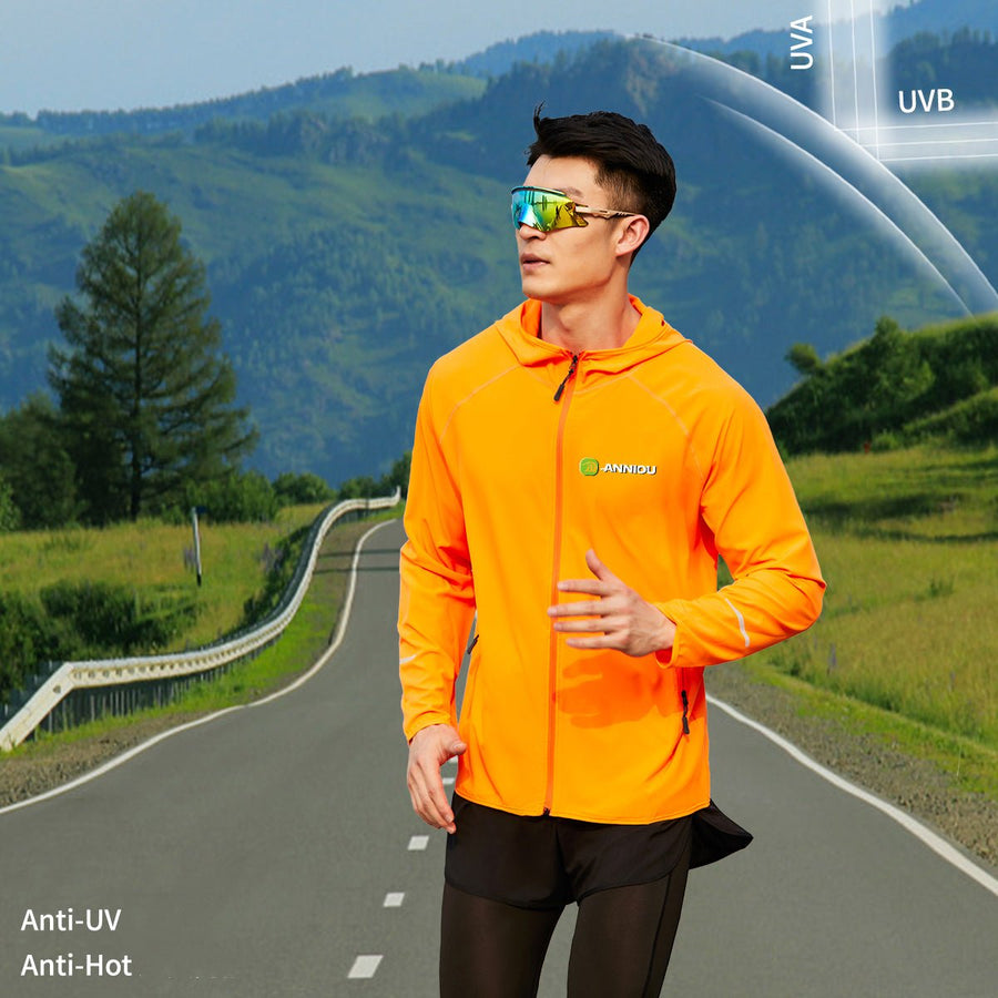 Hooded Sun Protection Windbreaker - Sidiou Group