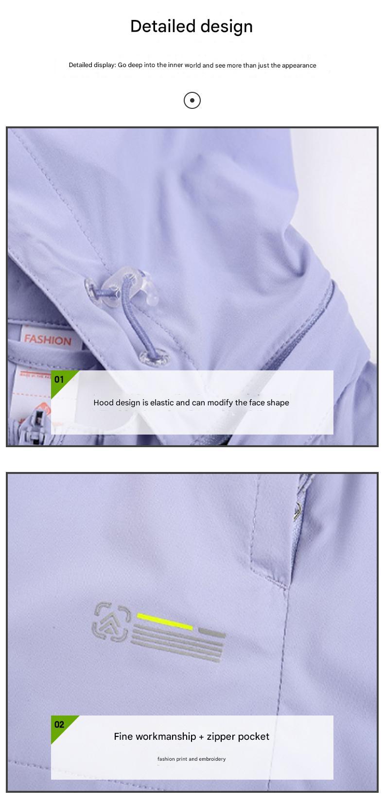 Hooded UV UPF100+Sun Protection Jacket - Sidiou Group