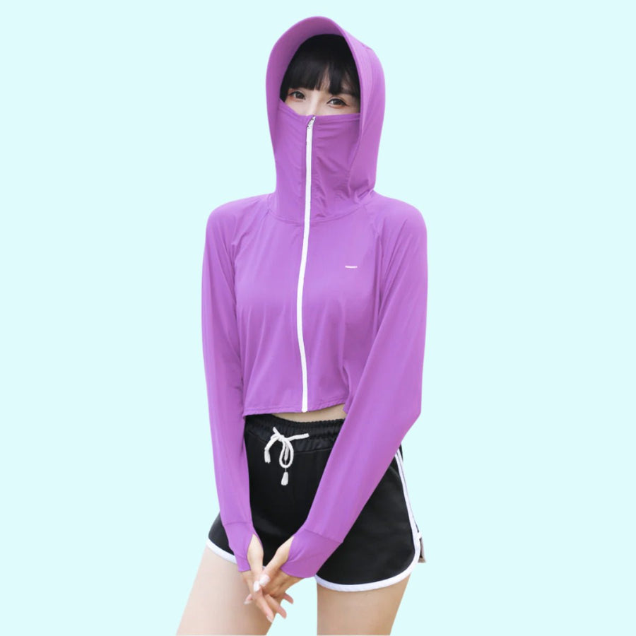 Hooded UV UPF50+ Sun Protection Jacket - Sidiou Group