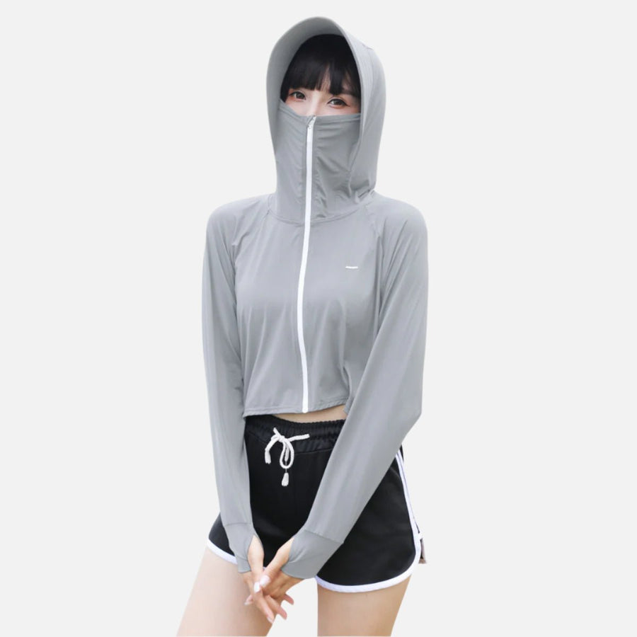 Hooded UV UPF50+ Sun Protection Jacket - Sidiou Group