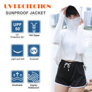 Hooded UV UPF50+ Sun Protection Jacket - Sidiou Group