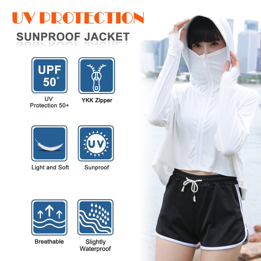 Hooded UV UPF50+ Sun Protection Jacket - Sidiou Group
