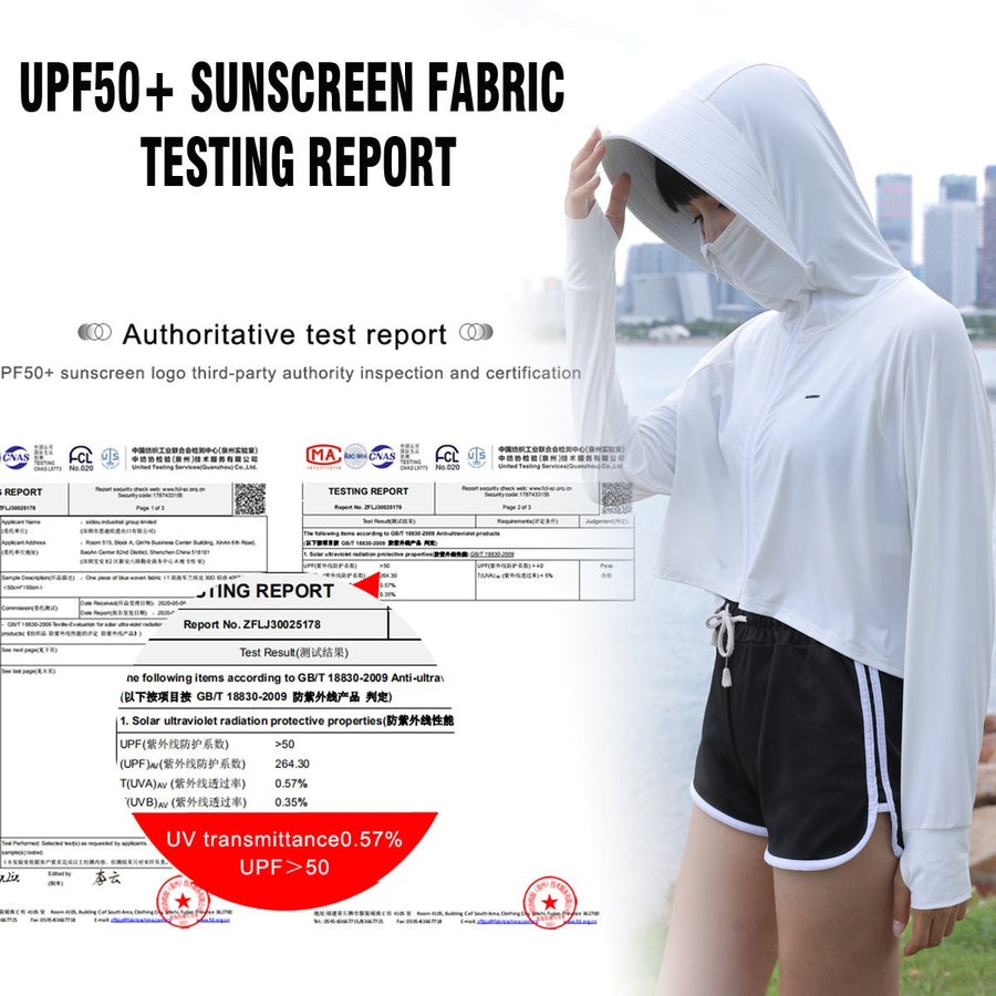 Hooded UV UPF50+ Sun Protection Jacket - Sidiou Group