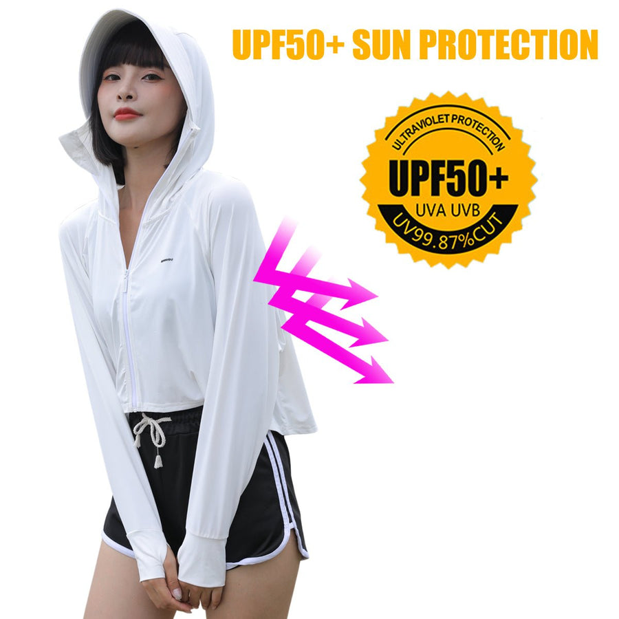 Hooded UV UPF50+ Sun Protection Jacket - Sidiou Group