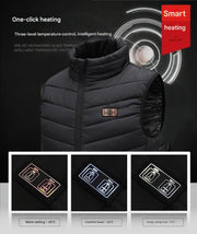 Insulated Heated Puffer Vest - Sidiou Group
