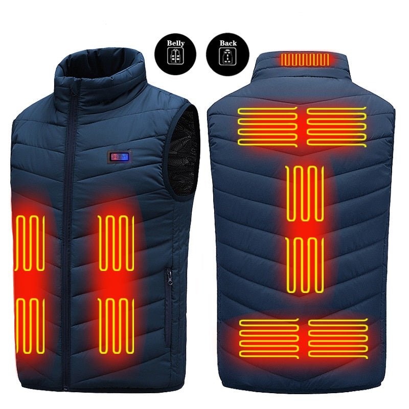 Insulated Heated Puffer Vest - Sidiou Group