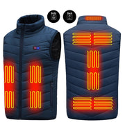 Insulated Heated Puffer Vest - Sidiou Group