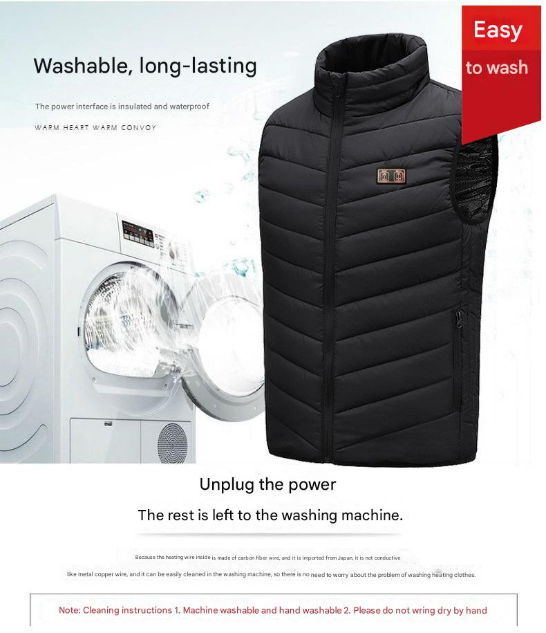 Insulated Heated Puffer Vest - Sidiou Group