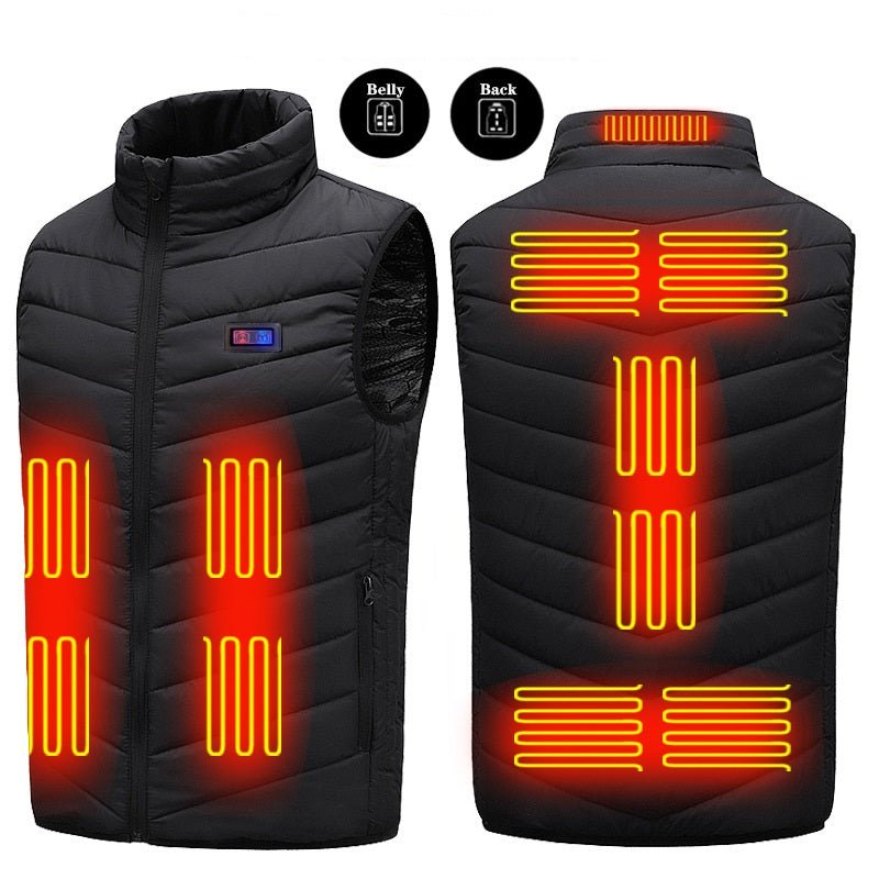 Insulated Heated Puffer Vest - Sidiou Group