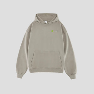 Khaki Oversized Heavyweight French Terry Hoodie