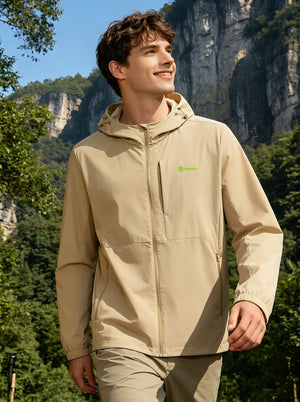 #khaki UPF50 outdoor Jacket