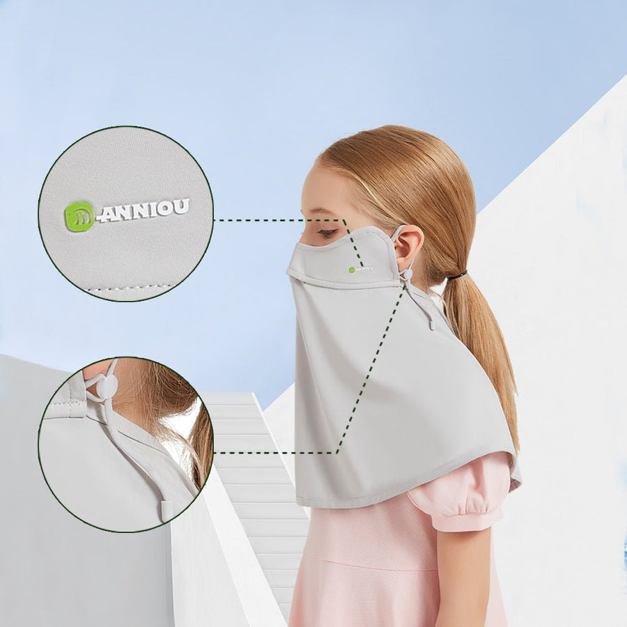 Kids Antibacterial Sun Protection UV Face Mask - Sidiou Group