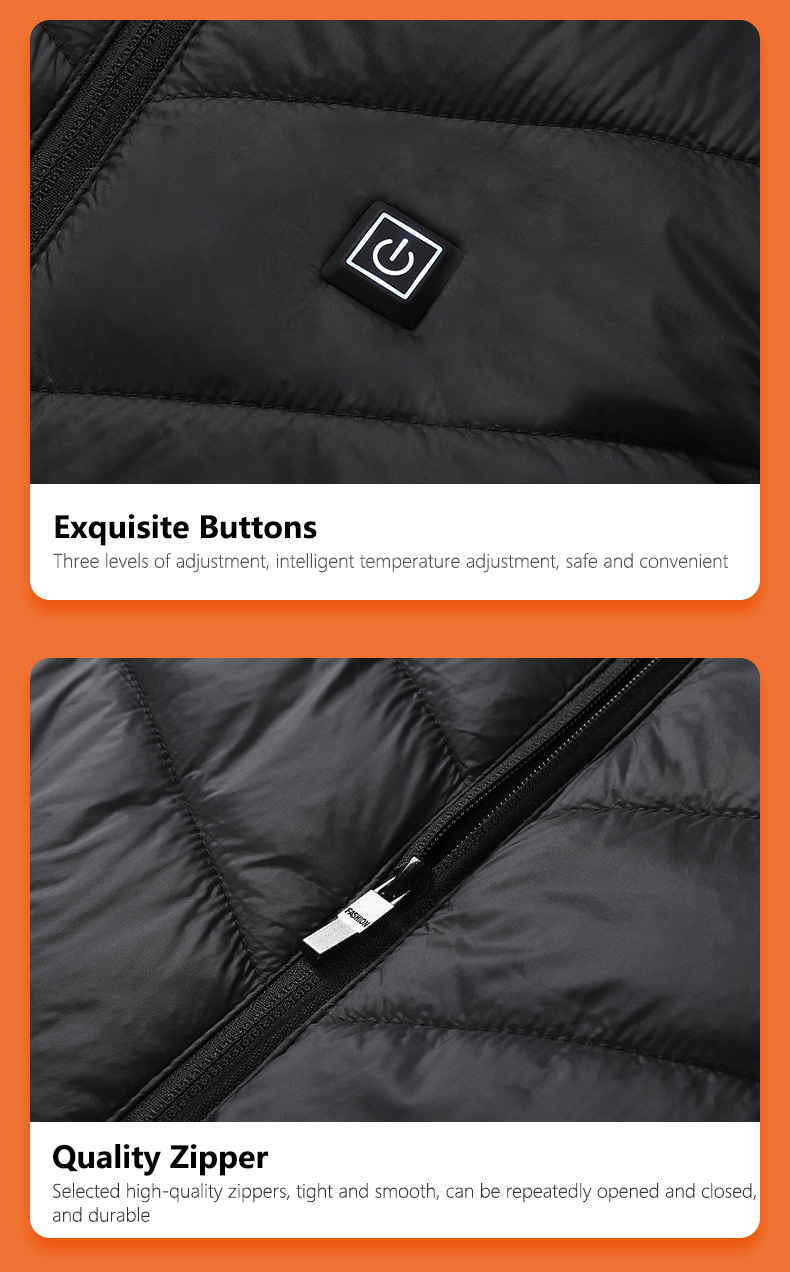 Kids Hooded Heated Gilet - Sidiou Group
