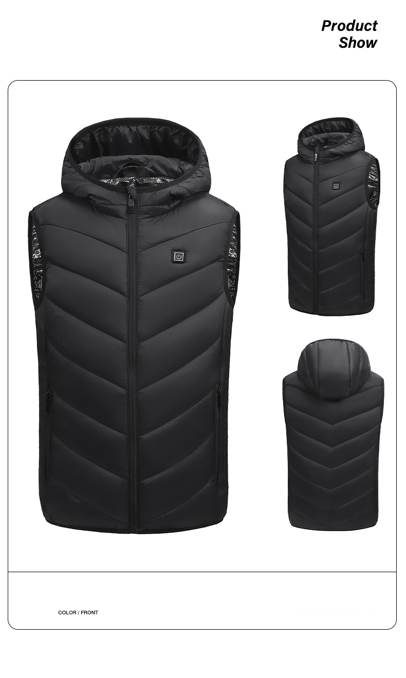 Kids Hooded Heated Gilet - Sidiou Group
