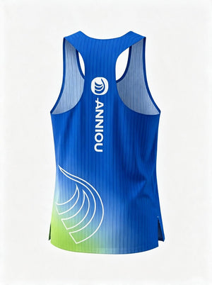 #kleinblue back of quick drying breathable athletic vest