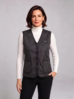 ladies Electric Thermal Heated Gilet Front View