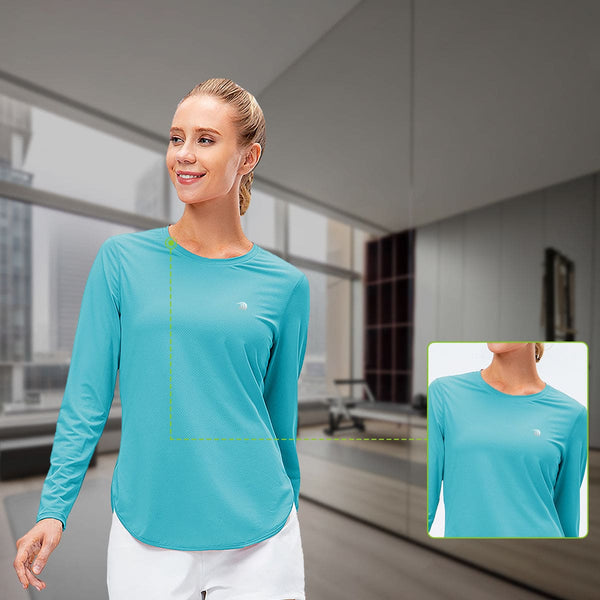 Anniou UPF 50+ Long Sleeve sports Shirt 