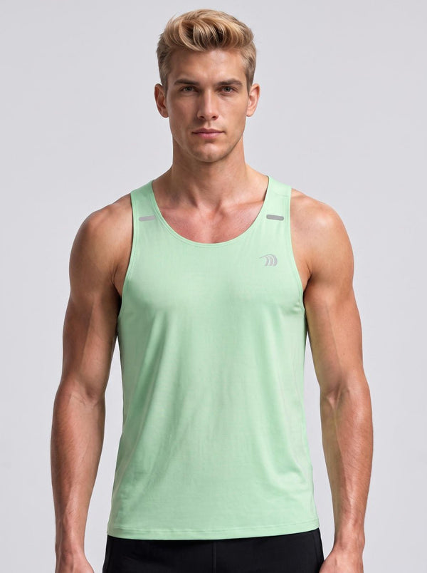 #lakegreen Men's Antibacterial Seamless Vest