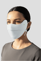 light gray UPF 100 lightweight face mask