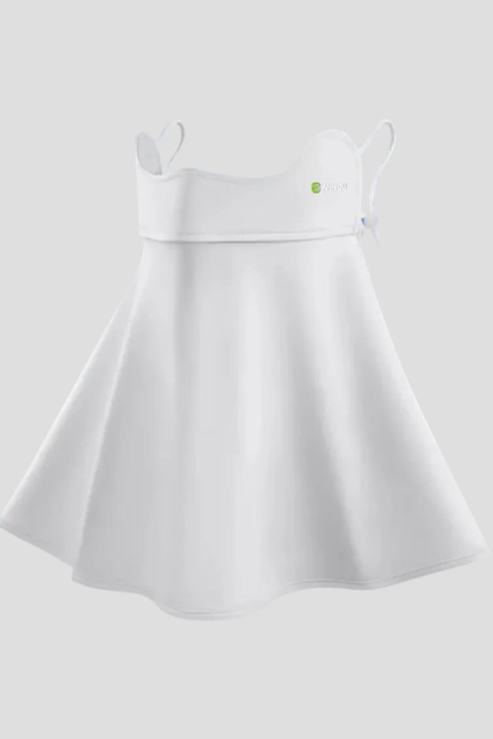 light gray UV Face Mask with Neck Guard 