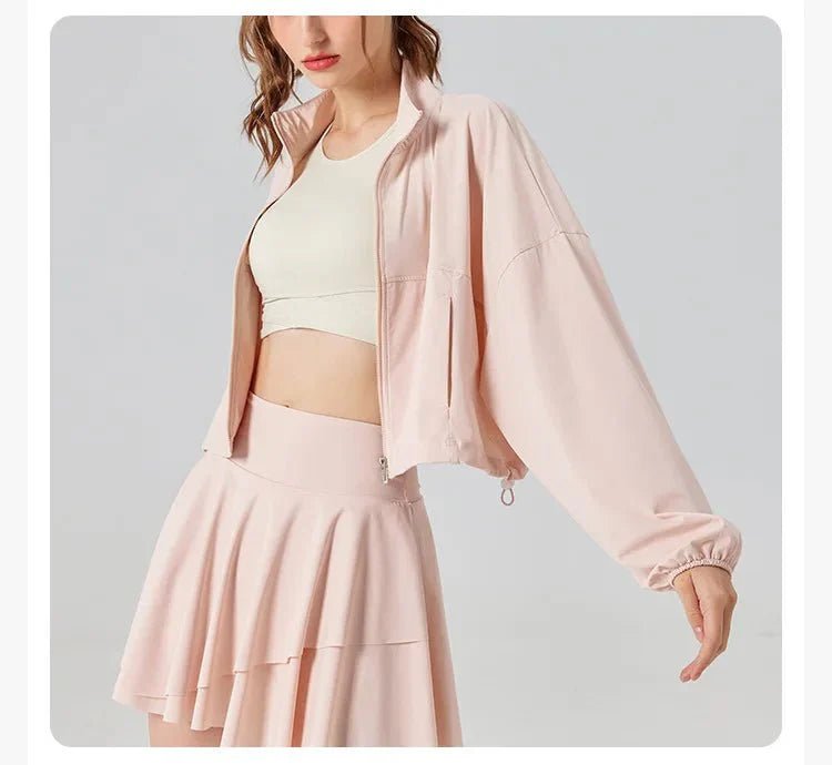 light green UPF50+ Cropped Sport Jacket 