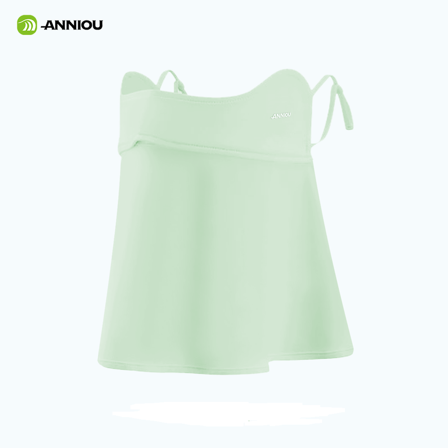 Light Green Anniou UPF 50+ Anti UV Dust Face Cover 