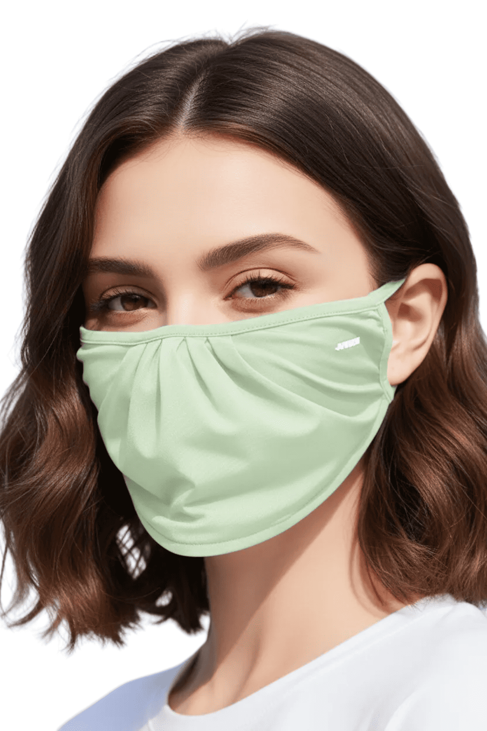 Light Green Uv Protection Shell Face Mask