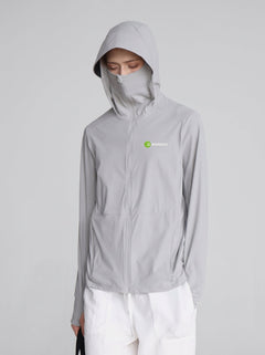 #lightgrey Breathable UPF50 UV Protection Jacket