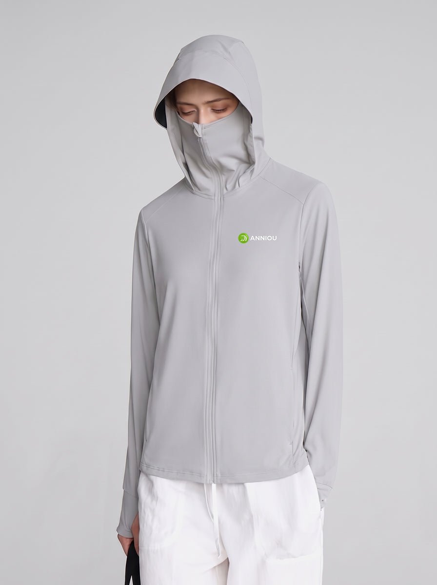 #lightgrey Breathable UV Protection Jacket