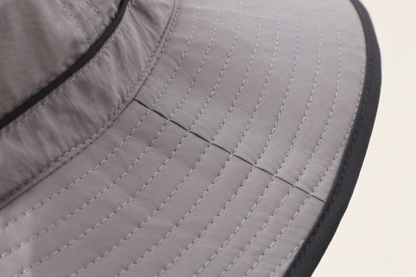 #lightgrey(adult) Bucket Hat Sewing detail