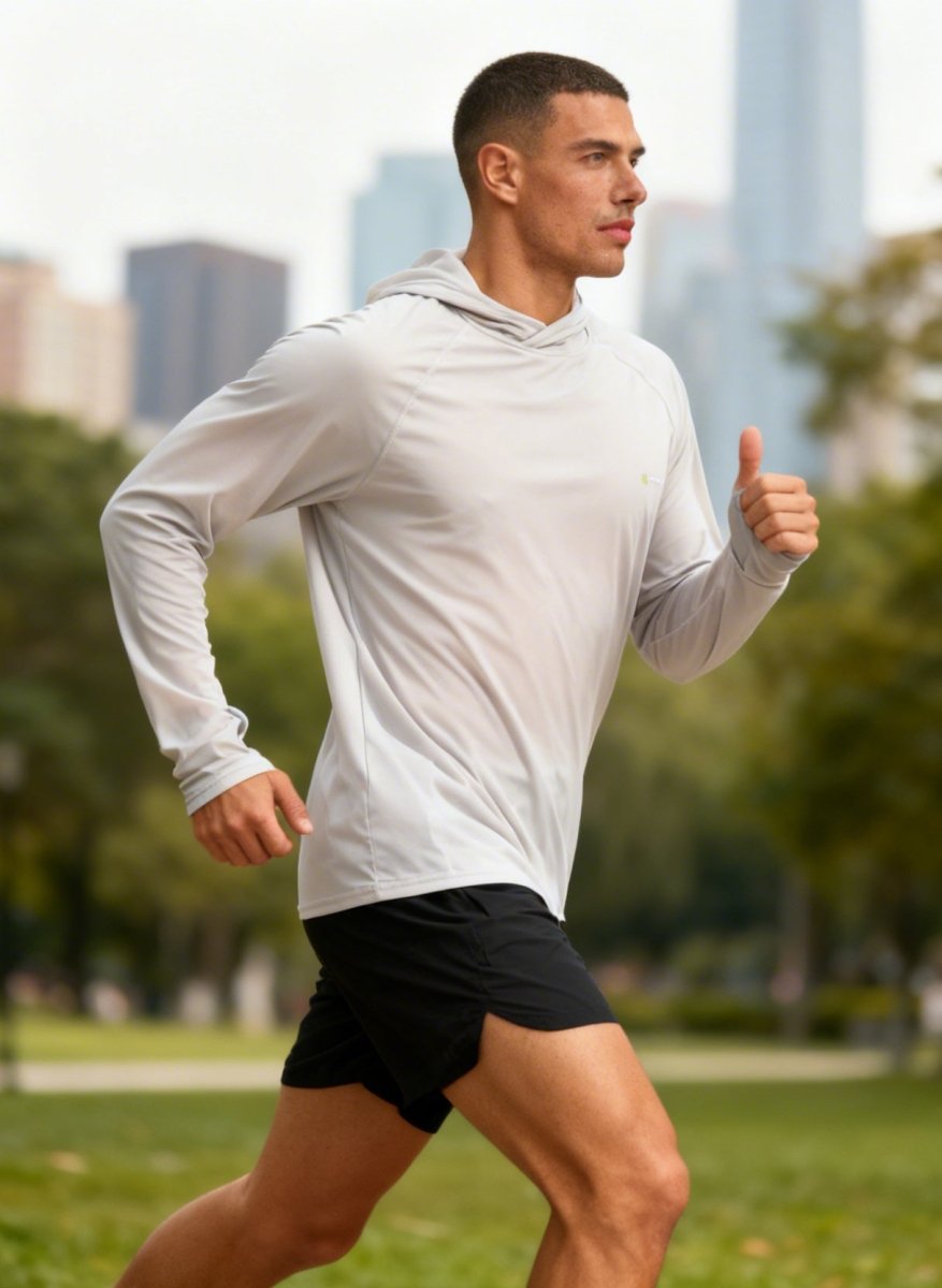 #lightgrey_Men_s_UPF_50_Sun_Protection_Hoodie