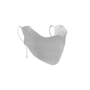 #lightgrey Silk Cooling UV Protection Face Mask