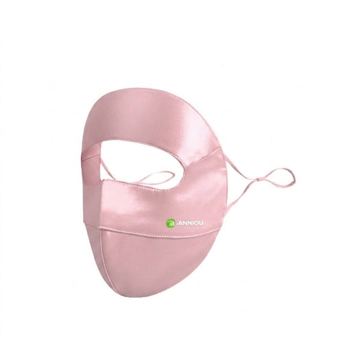 #lightpink Mulberry Silk Sunscreen Face Mask