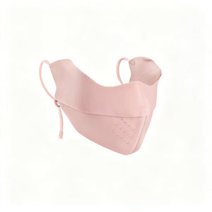 #lightpink Silk Cooling UV Protection Face Mask