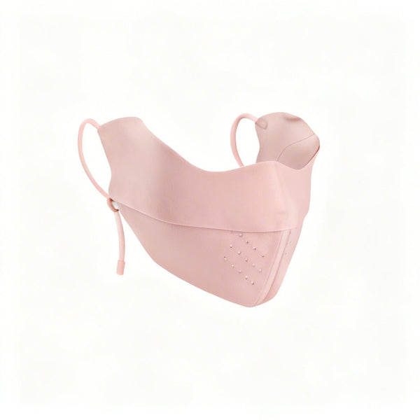 #lightpink Silk Cooling UV Protection Face Mask