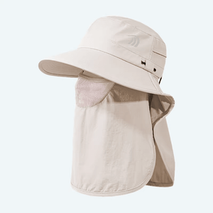 #lightpink UPF50 Fishing Hat with Face Protection