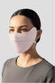 light pink UPF 100 lightweight face mask