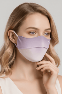 light purple gradiant  Sun Protection Face Mask