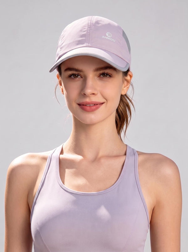 #lightpurple quick dry sport cap
