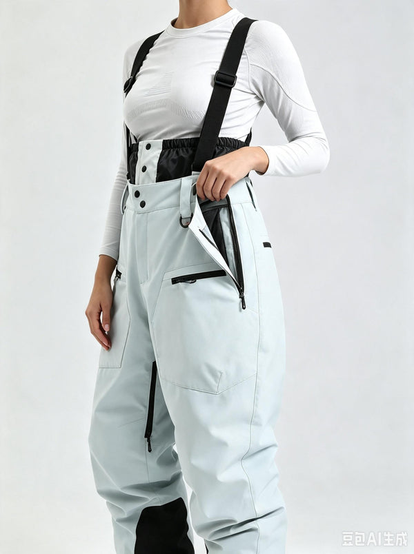 #lightblue waterproof zipper pocket