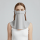 Light Gray Face Cover UPF 100