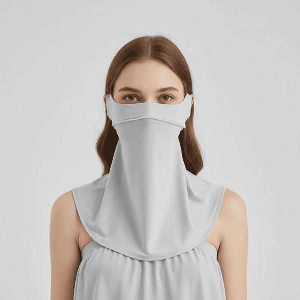 غطاء وجه صيفي بمعامل حماية من الأشعة فوق البنفسجية 50+