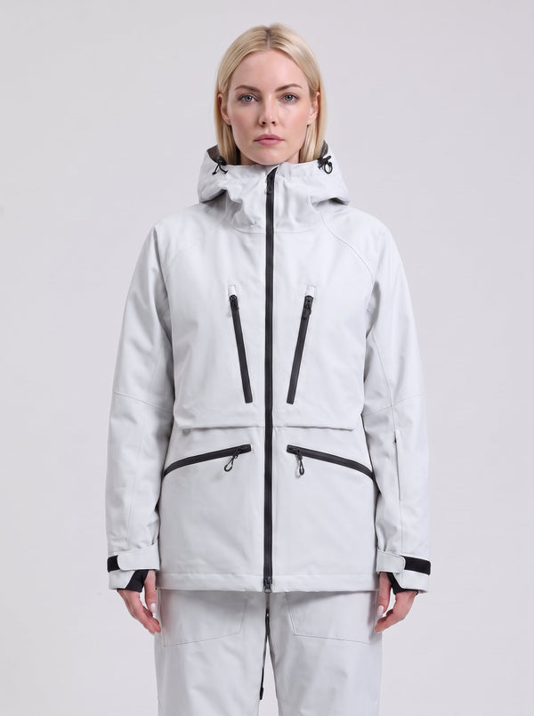 #lightgrey Women's Snowboard Jacket