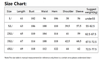 UPF 100+ Lightweight Jacket size guide